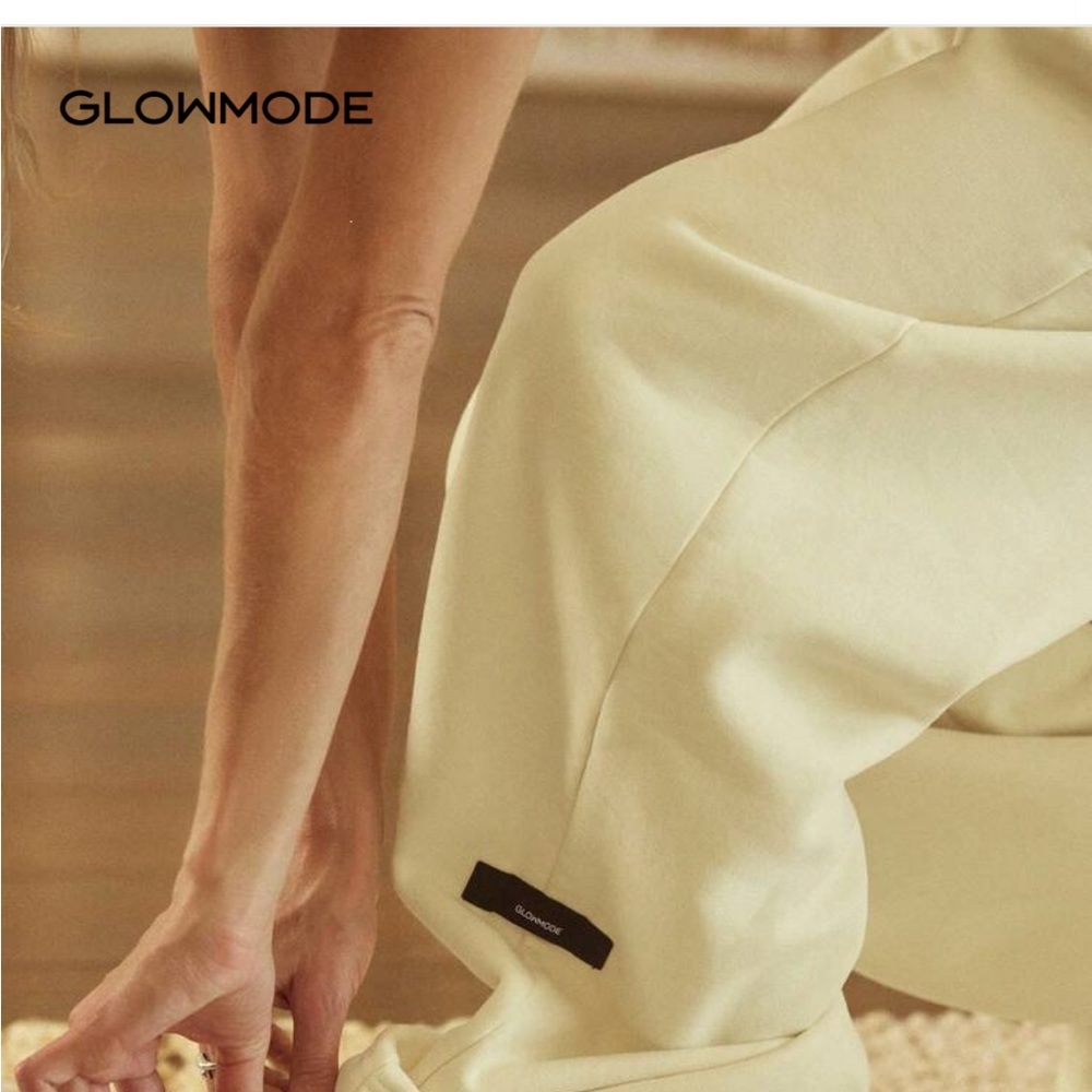 GLOWMODE SET 2 Heavyweight Fleece Oversized Fit joggers & pullover yellow large - Picture 6 of 8